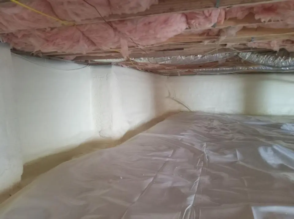 Crawl space encapsulation with closed-cell spray foam for Spray Foam Roofing in Port Isabel
